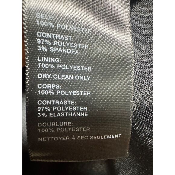 ANTHROPOLOGIE HD in Paris Black Mesh Peplum Top, Sz S - Picture 8 of 8